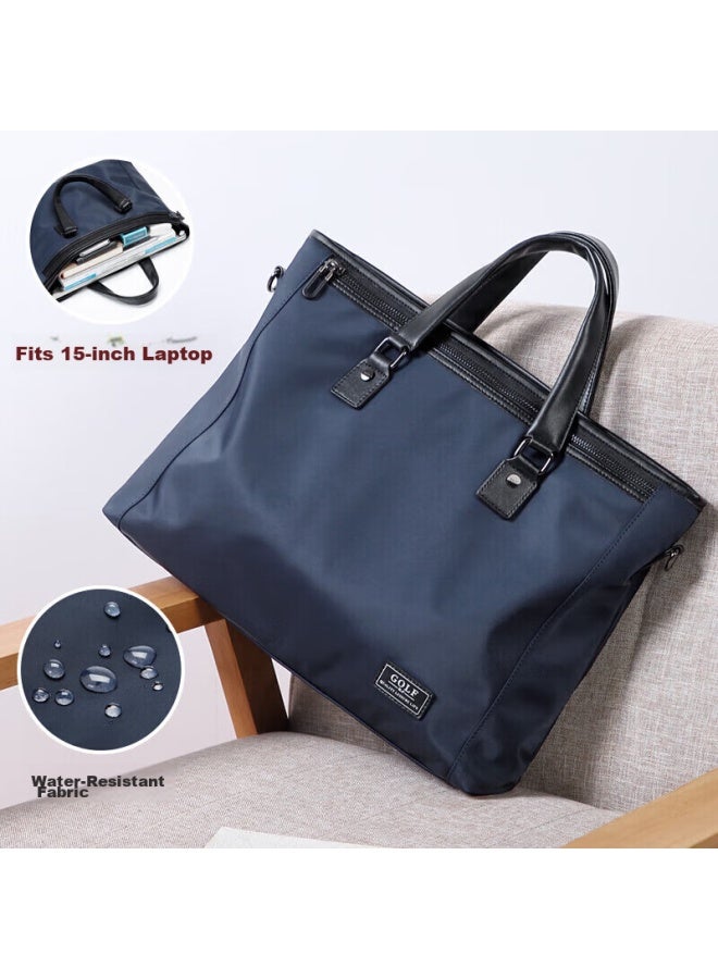 Golf Business Briefcase, Large Capacity Handbag For Men, 15-inch Laptop Bag, Casual Shoulder Crossbody Bag - Image 1