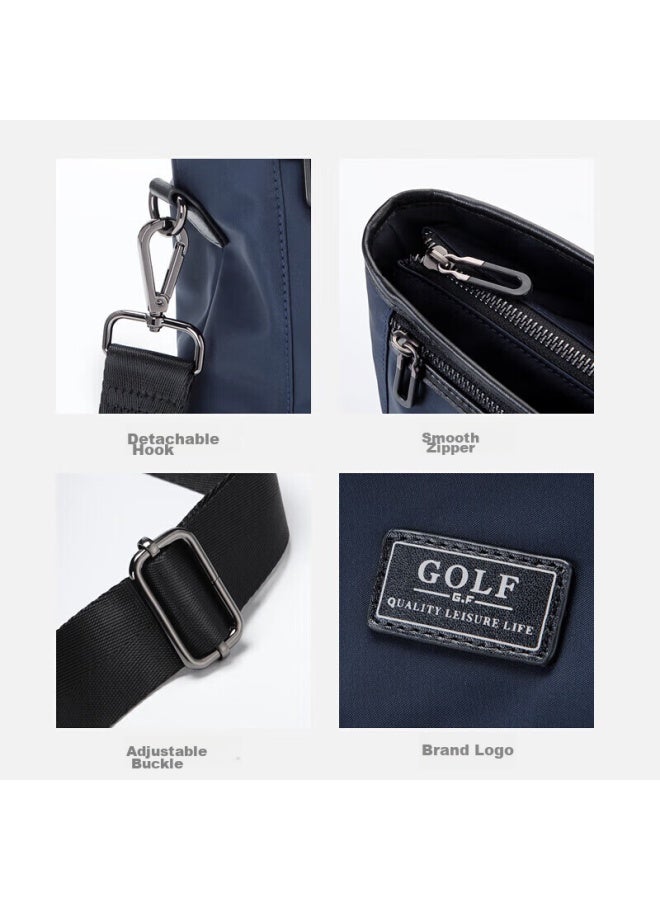 Golf Business Briefcase, Large Capacity Handbag For Men, 15-inch Laptop Bag, Casual Shoulder Crossbody Bag - Image 5