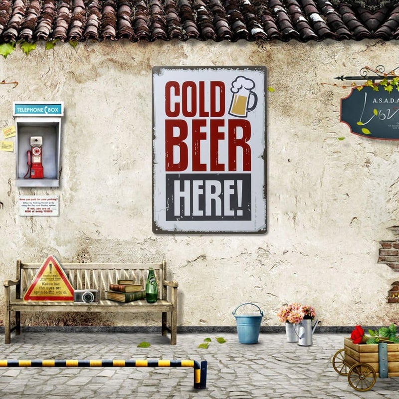 klarako 20x30cm Vintage Metal Tin Wall Sign Plaque Poster for Cafe Bar Pub - Image 2