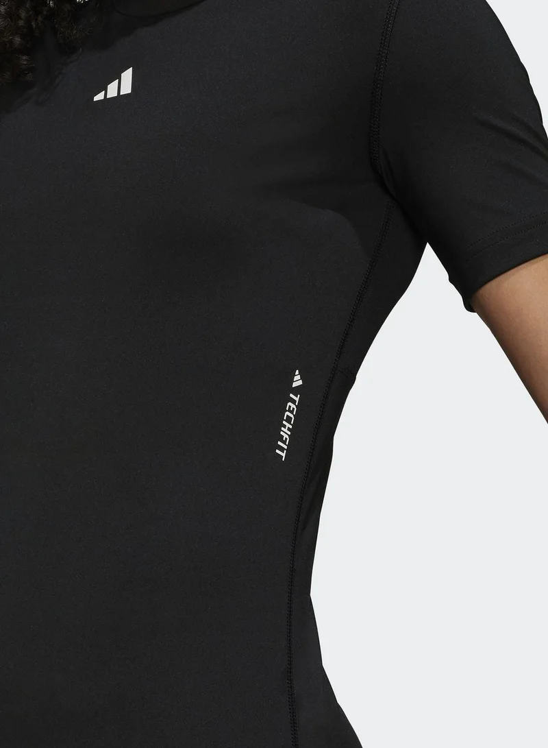 adidas تيشيرت تدريب تي أسود