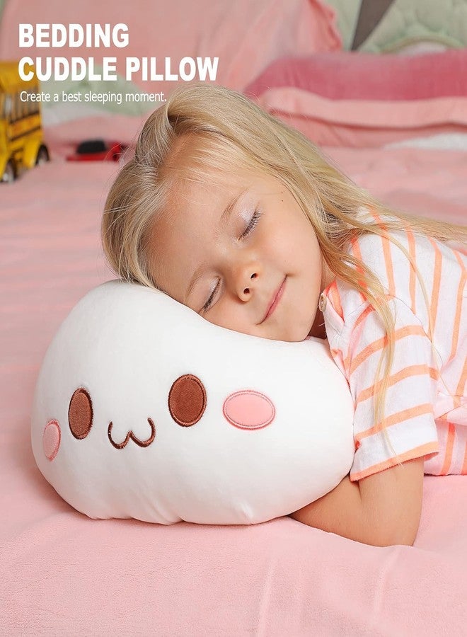 Onsoyours Cute Kitten Plush Toy Stuffed Animal Pet Kitty Soft Anime Cat Plush Pillow for Kids (White Cat, 12") - Image 5
