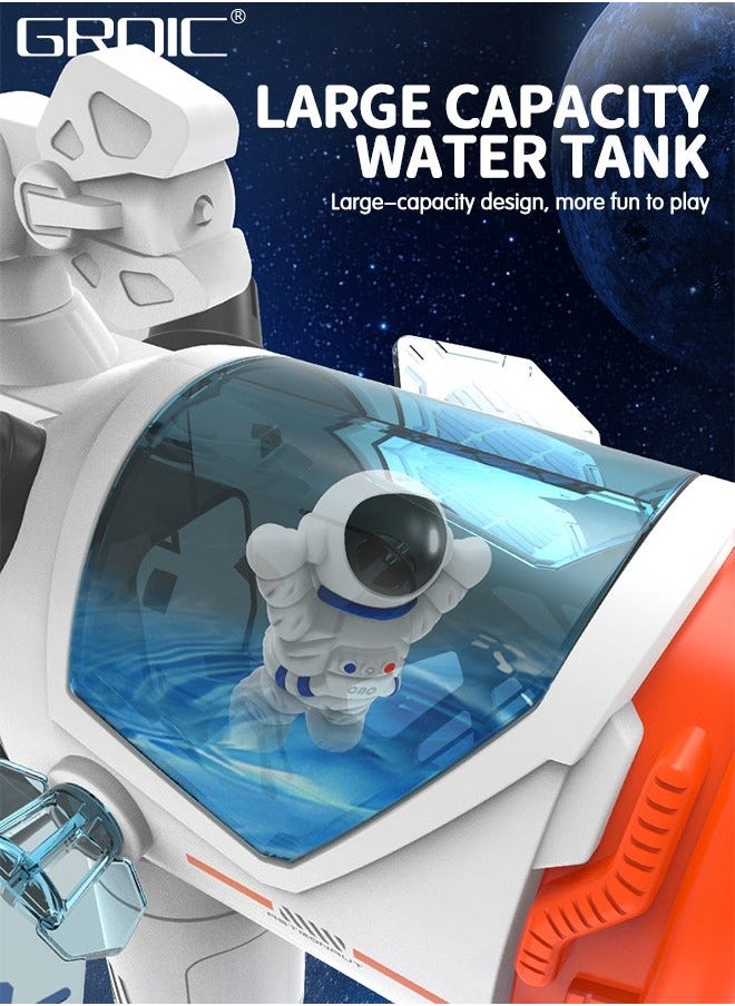 GROIC 2 Pack Water Gun, Space Astronaut theme 2-in-1 Combinable Assembly Toys, Double Shooting Mode Summer Blaster, Watergun Outdoor Toys for Bath Sand Swimming  - Image 5