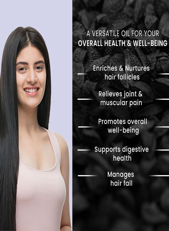 Hamdard Kalonji Oil for Healthy Skin & Hair|Strengthens Hair & Smoothness Skin-(Blackseed Oil)-50ml-Pack of 2 - Image 5