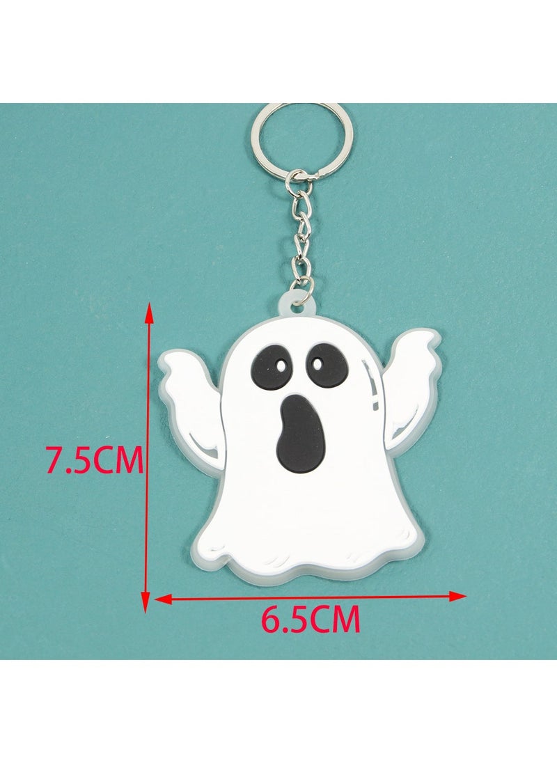 Generic New Halloween Keychain Bat Pumpkin Charm X001/Ghost Keychain