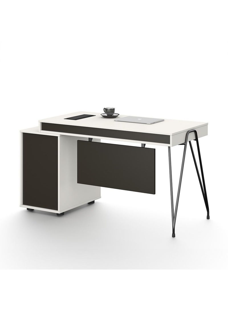 DANUBE HOME Haslev Office Desk-Iron Grey  - Image 2