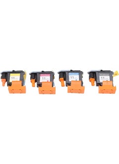 Sorandy 4 Pcs Printhead Printer Print Head Magenta Black Cyan Yellow Printhead Replacement Compatible With Designjet 100 110 111 500 510 800 813 850 Replacement Accessories  - Image 3