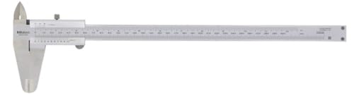 Mitutoyo 530-114 Vernier Caliper, Stainless Steel, Inch/Metric, 0-8" Range, +/-0.002" Accuracy, 0.0078" Resolution - Image 1