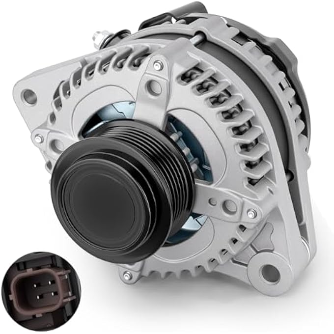 GDUKOP New Alternator 11573N 130Amp Compatible with Honda Odyssey 2011-2013, Pilot 2012-2015, Ridgeline 2012-2014 V6 3.5L Replaces 9764219-124, 104210-1240, 31100-RV0-A0 - Image 1