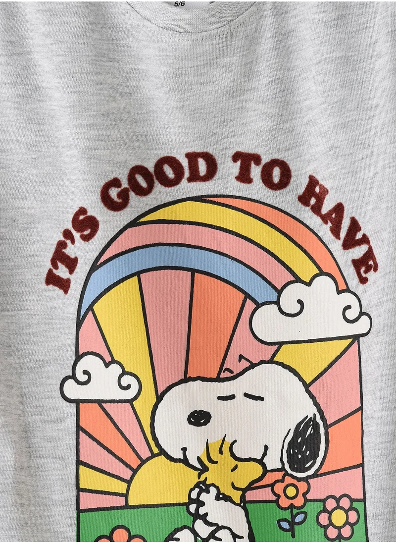 أوربان هول Kids Snoopy Printed T-Shirt