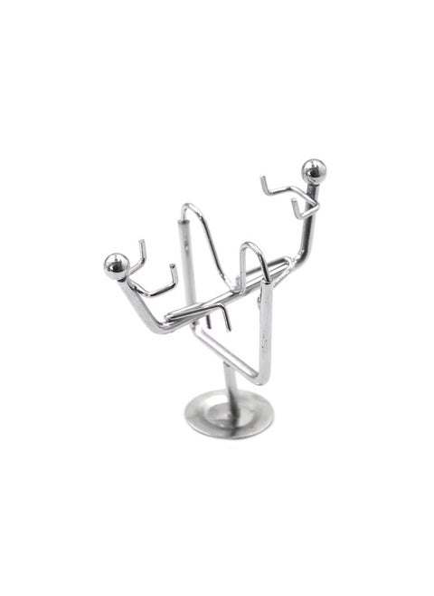 "Enjoy an experience of balance and calm with the Newton's Cradle - elegant design, smooth movement, and a clever decorative touch that adds a sophisticated scientific touch to your office or home. "