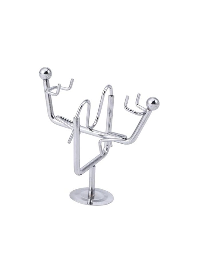 "Enjoy an experience of balance and calm with the Newton's Cradle - elegant design, smooth movement, and a clever decorative touch that adds a sophisticated scientific touch to your office or home. "