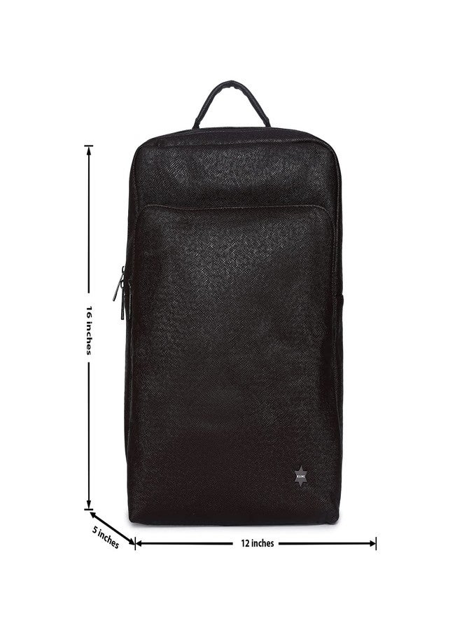 Haute Sauce Textured Backpack with Zip Lock (AZ_HSBP1063) - Image 5