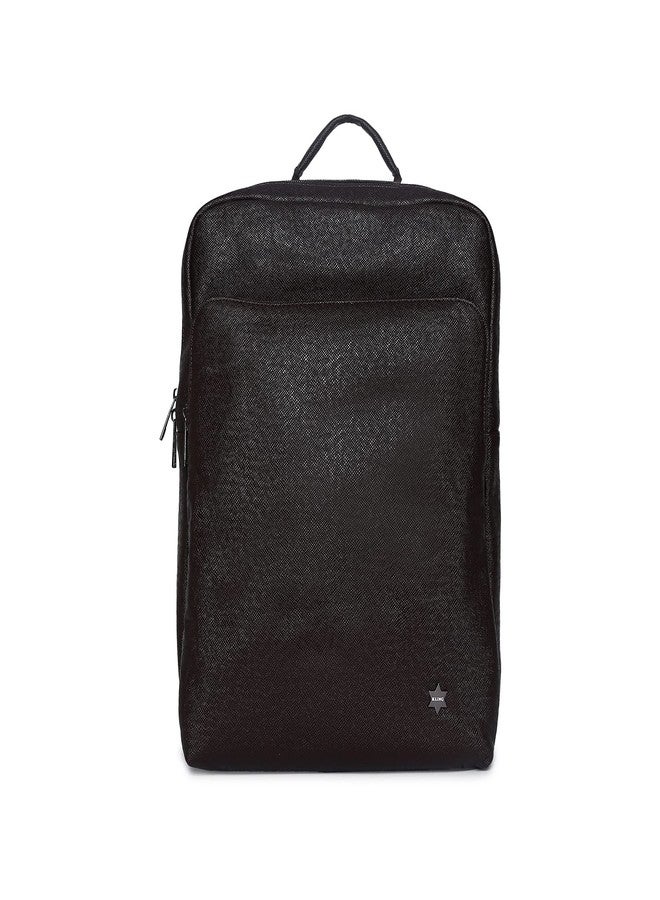 Haute Sauce Textured Backpack with Zip Lock (AZ_HSBP1063) - Image 2