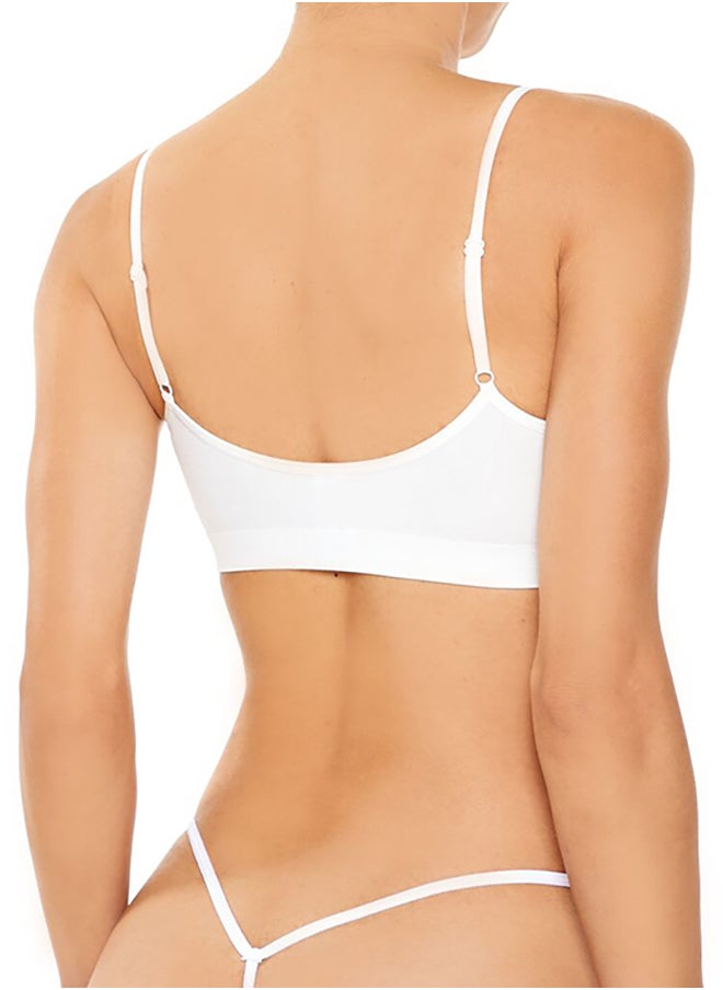 Cotton-Blend G-String Panties