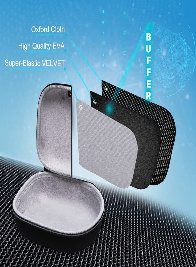 XANAD Headphone Headset Case Compatible with JBL, Beats, Sony, Soundcore Anker, Raycon, TOZO, SteelSeries, Logitech, Jabra, Bose, Audio-Technica, Sennheiser Headphones（Outer Black+Inner Gray） - Image 3