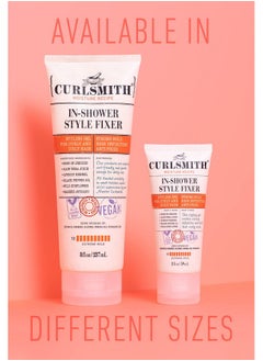 CURLSMITH Curlsmith - In-Shower Style Fixer - Vegan Extreme Hold Styling Gel for Dry, Wavy, Curly or Coily Hair (8oz)  - Image 4