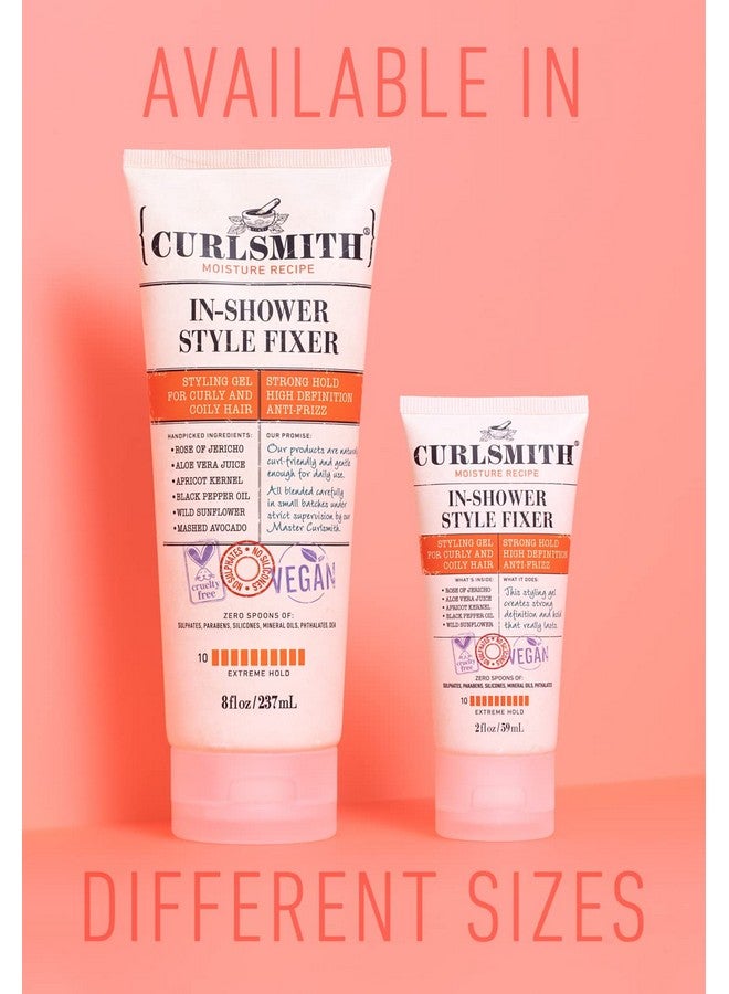 كيرلسميث - مثبت تصفيف الشعر أثناء الاستحمام - جل تصفيف نباتي فائق التثبيت للشعر الجاف والمموج والمجعد أو المتعرج (8 أونصة) - Image 4