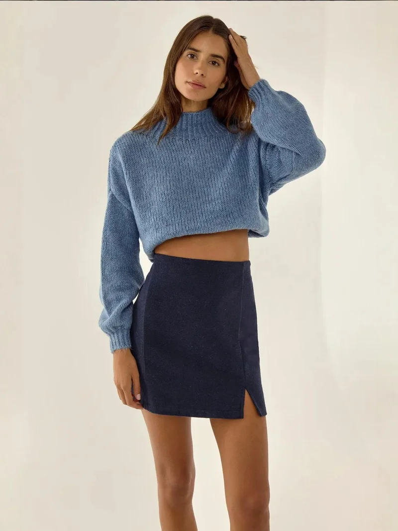 HICCUP High Waist Mini Skirt