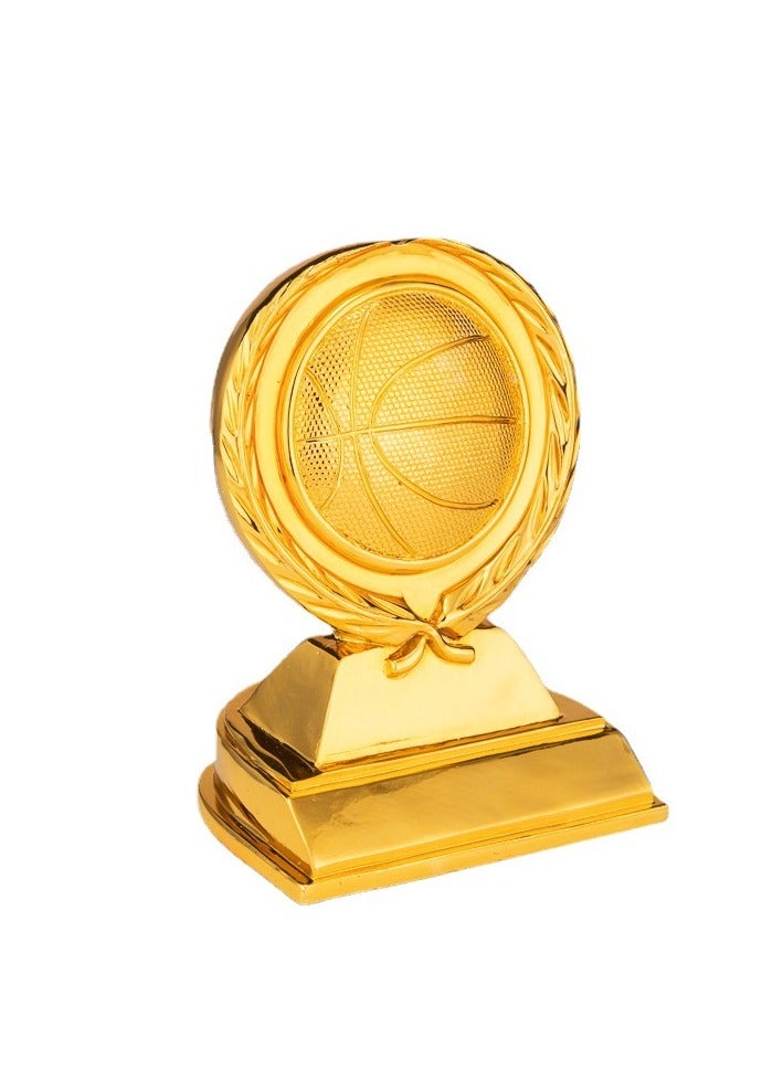 KUYING New Creative Resin Basketball Trophy 11x9x16cm  - Image 1