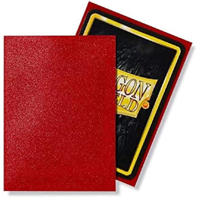 dragon shield MATTE RUBY STANDARD SIZE 100 CT CARD SLEEVES INDIVIDUAL PACK - Image 3