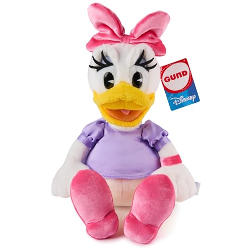 GUND دميه جوند الرسمية من ديزني - دزي داك الكلاسيكية - ميكي وأصدقائه - دمية محشوة فاخرة لجمعها للأطفال من عمر 1 سنة وما فوق - أزرق وأبيض 14 - Image 1