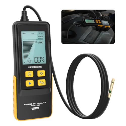 KAISAL Engine Oil Tester Gasoline & Diesel Engine Oil Quality Tester Analyzer Detector High-precision Car Engine Oil Diagnostic Tool with 800MM Flexible Probe,Identifier&Sound Prompt, 2.8in Backlight Display - Image 1