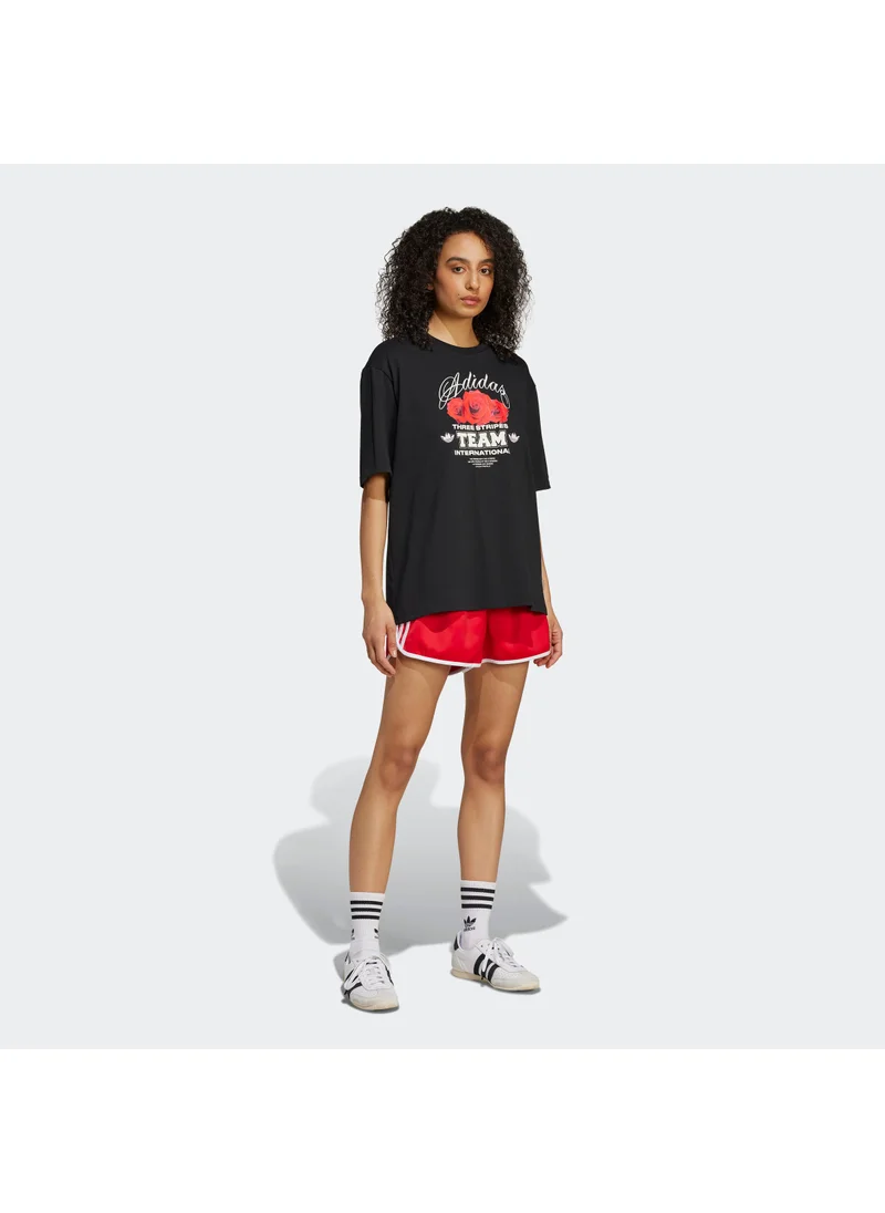 adidas Originals Trefoil Series Flower Loose T-Shirt