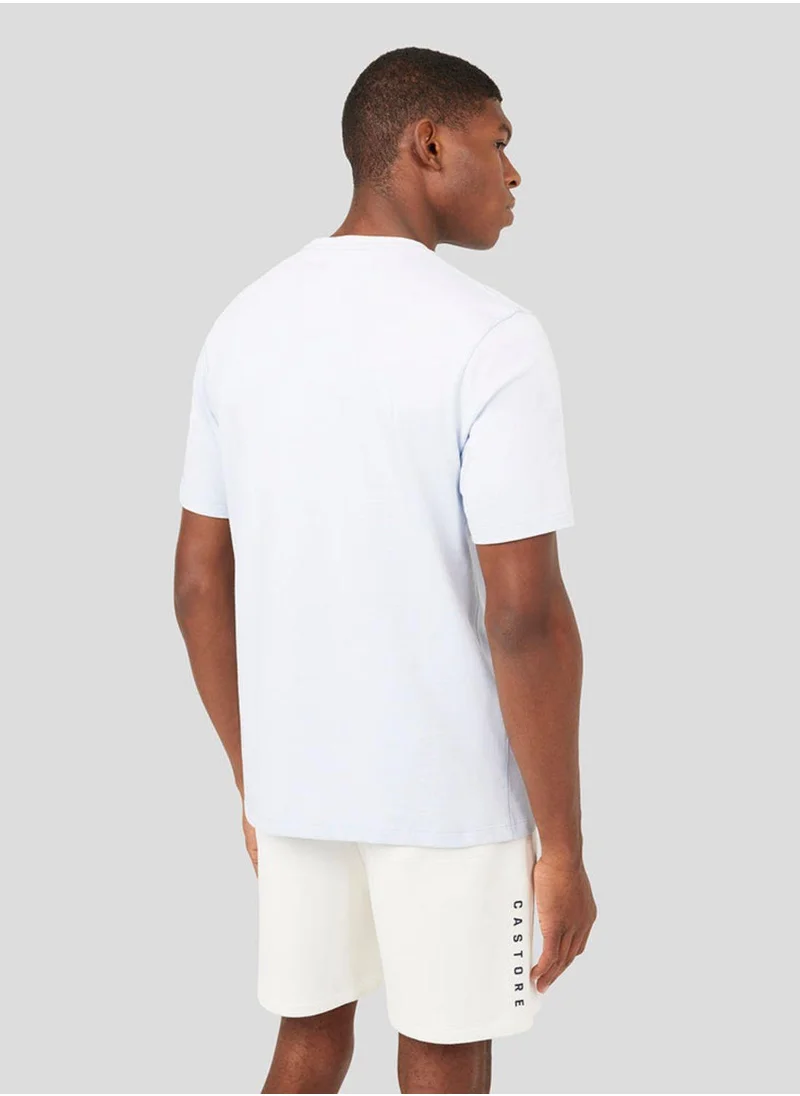 CASTORE Men'S Embroidered Logo T-Shirt - Ice Blue