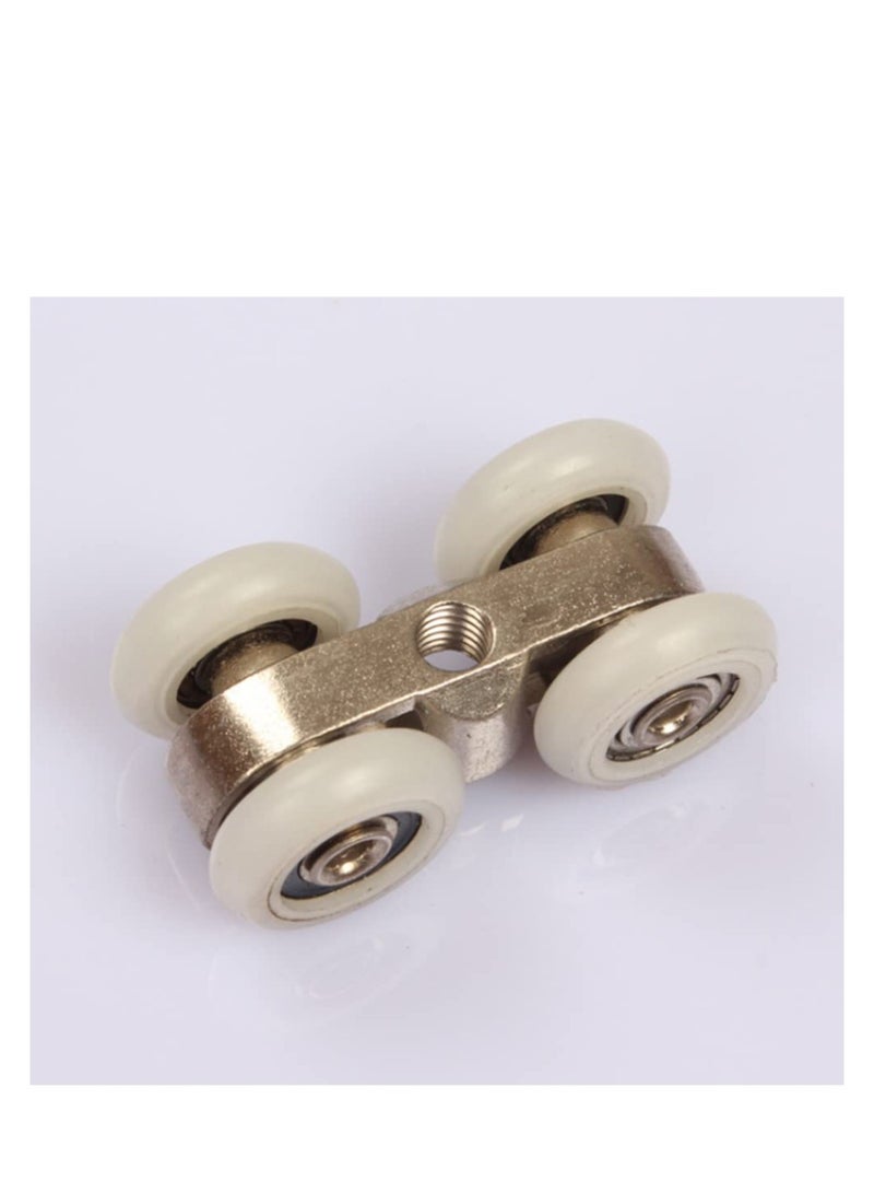 KASTWAVE 4 Pcs Shower Door Runners Wheels Replacement Part for 20mm Glass Door Runner Sliding Shower Door Roller Wheel Home Bathroom - Image 5