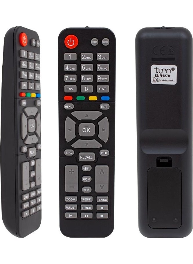 Weko Kr Tecnobox Twin HD*foxstar Twin*rose Premium Mini Scart+Hd HD Satellite Remote  - Image 1