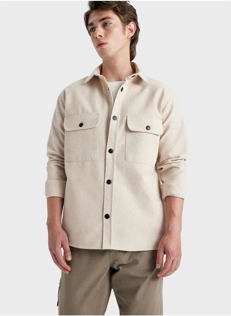 DeFacto Flap Pocket Regular Fit Shirt