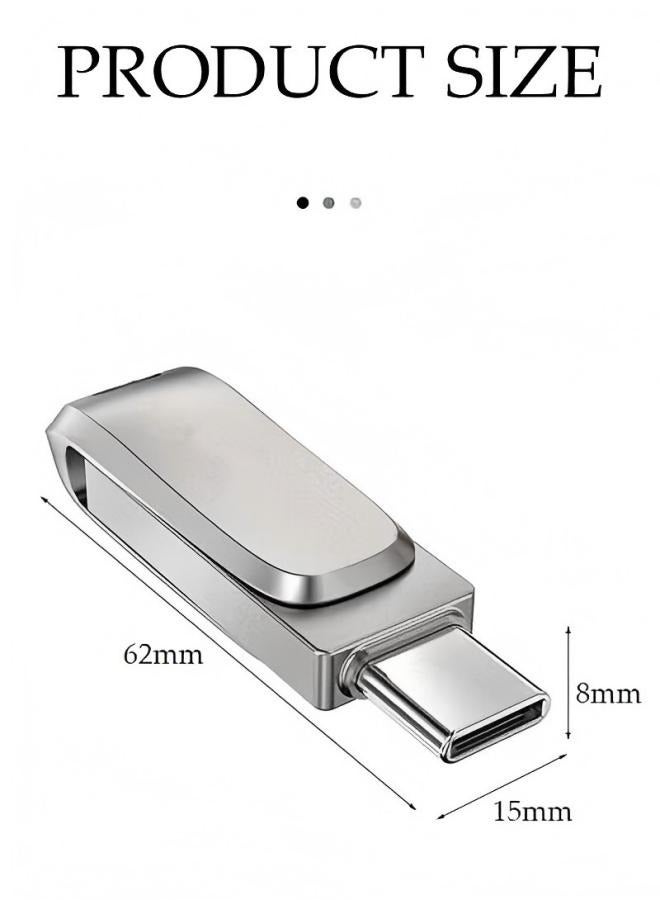 DUNISO USB Flash Drive,512GB USB Flash Drive USB 3.1 Memory Stick Thumb Drive USB C Drive with Type C for Computer Laptop Android Phones for Photo Video Music File - Image 3