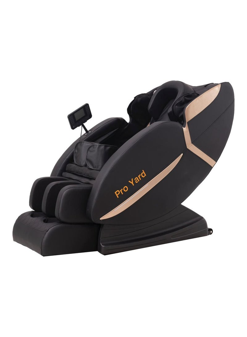 Pro Yard relaxation massage chair 3D black color - Image 1