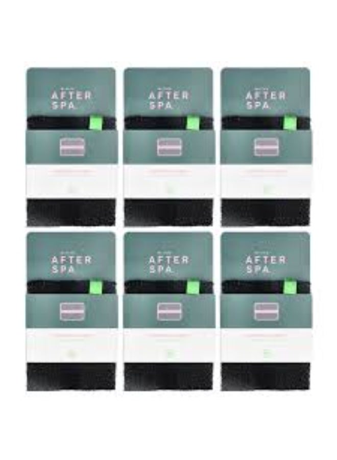 أفترسبا AfterSpa، ليفة تقشير، 6 قطع - Image 1