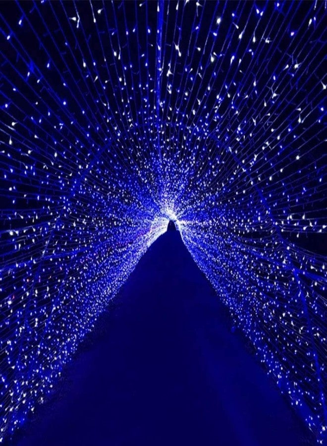 DECOVAA 40 Meter 140 LED String Lights for Home Decoration| Waterproof Decorative Fairy Lights for Indoor Outdoor Use|Pixel Light for Balcony, Garden, Diwali, Wedding & Festival Lighting (Blue) - Image 4