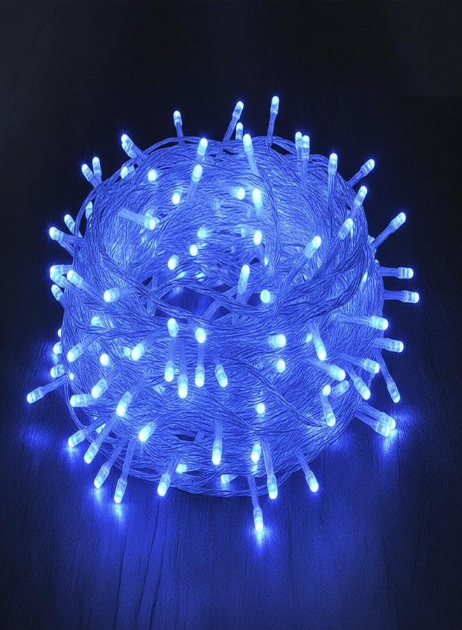 DECOVAA 40 Meter 140 LED String Lights for Home Decoration| Waterproof Decorative Fairy Lights for Indoor Outdoor Use|Pixel Light for Balcony, Garden, Diwali, Wedding & Festival Lighting (Blue) - Image 1
