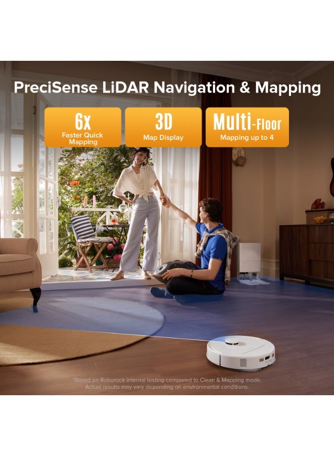 roborock Qrevo S Pro Robot Vacuum Cleaner with Mop, 18,500 Pa Suction, Upgraded from Qrevo 5AE, Anti-Tangle, Smart Obstacle Avoidance, Custom Carpet Strategy, 75°C Mop Self-Cleaning, All-in-One Dock - Image 2