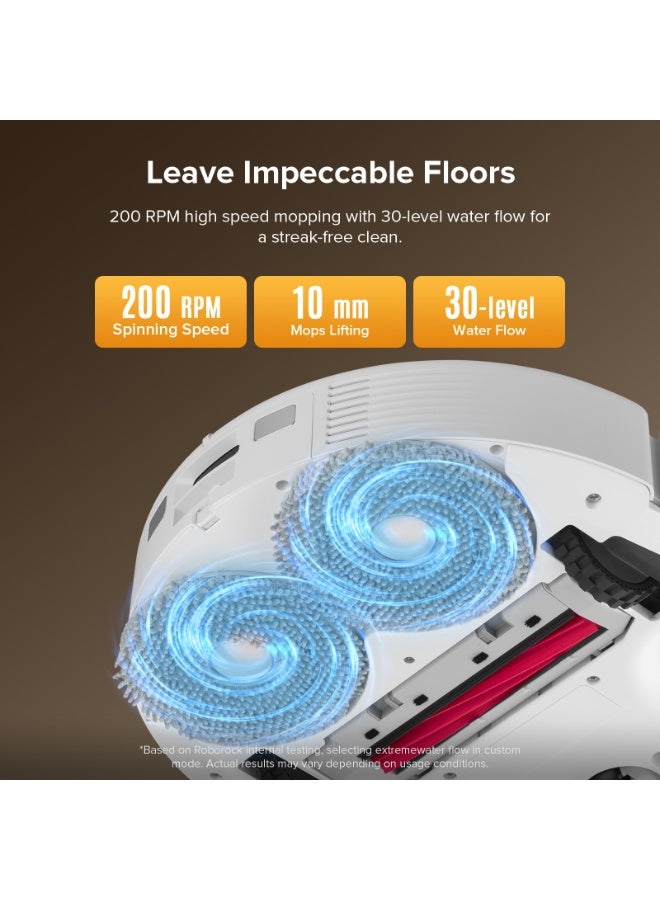roborock Qrevo S Pro Robot Vacuum Cleaner with Mop, 18,500 Pa Suction, Upgraded from Qrevo 5AE, Anti-Tangle, Smart Obstacle Avoidance, Custom Carpet Strategy, 75°C Mop Self-Cleaning, All-in-One Dock - Image 5