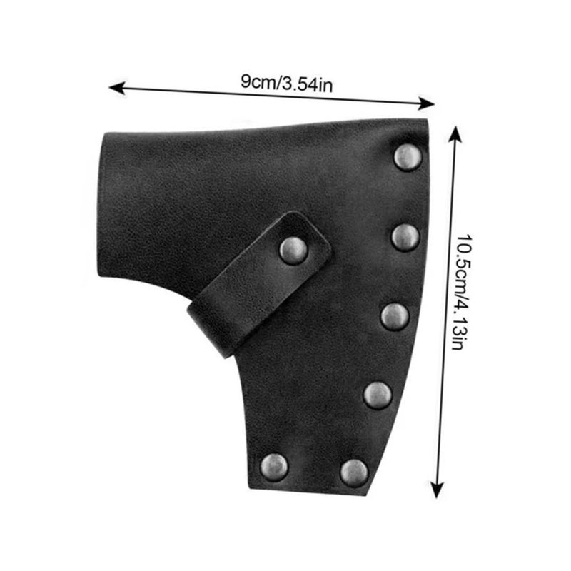 Leather Hatchet Cover Portable Axe Protector for Camping Hiking Supplies - Image 3