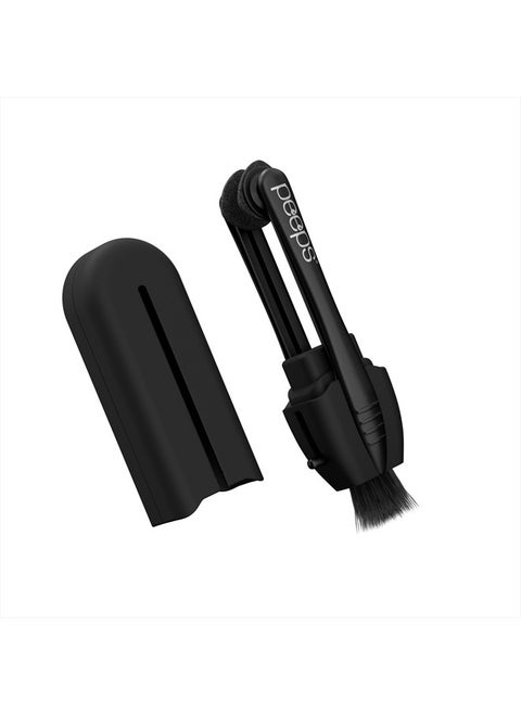 Carbon Klean Eyeglass Lens Cleaner - Efficient and Durable Carbon Microfiber Technology - Exclusively Used by NASA - 500 Uses (Black Soft Touch)