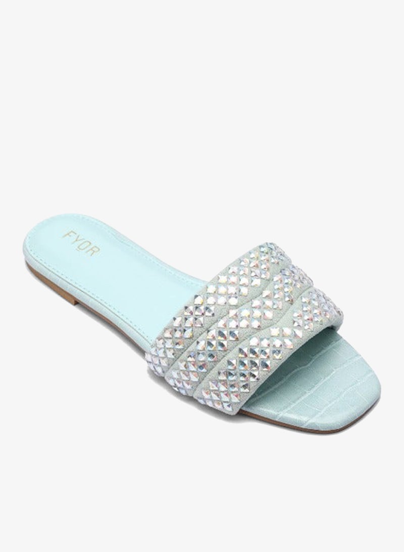 FYOR Embellished Flat Sandal MY 239 - Image 2