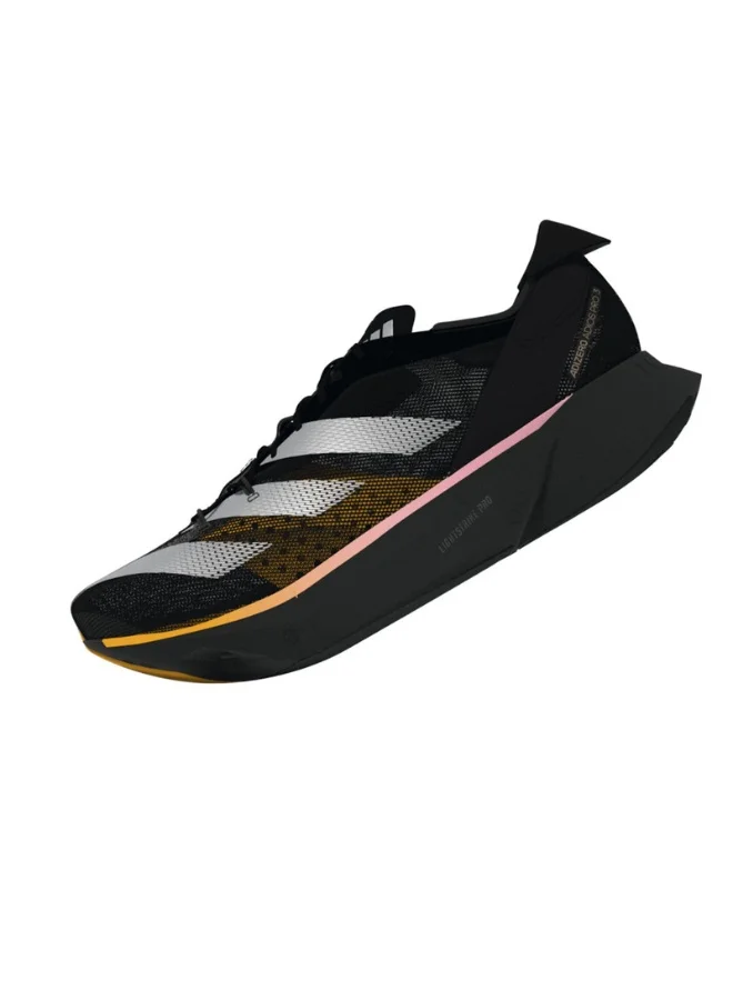 Adidas Adidas Adizero Adios Pro 3 M Black Running Shoes For Unisex 3.5