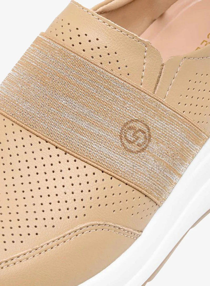 Celeste BEIGE Women'S Textured Slip-On Sneakers for Women | Best Price UAE
