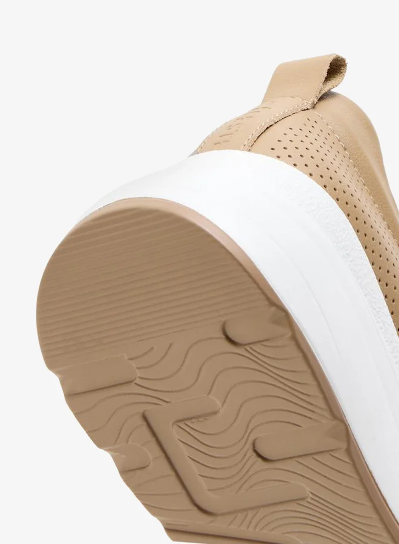 Celeste BEIGE Women'S Textured Slip-On Sneakers for Women | Best Price UAE