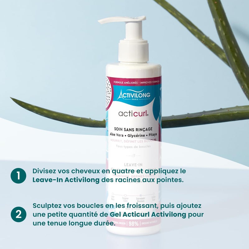 Activilong Acticurl Leave-In Cream â€“ Nourish, Define, and Protect Your Curls with Ease! â€“ Infused with Dragon Fruit/Pitaya and Aloe Vera â€“ Frizz Control for All Curl Types â€“ 240 ml. - Image 5