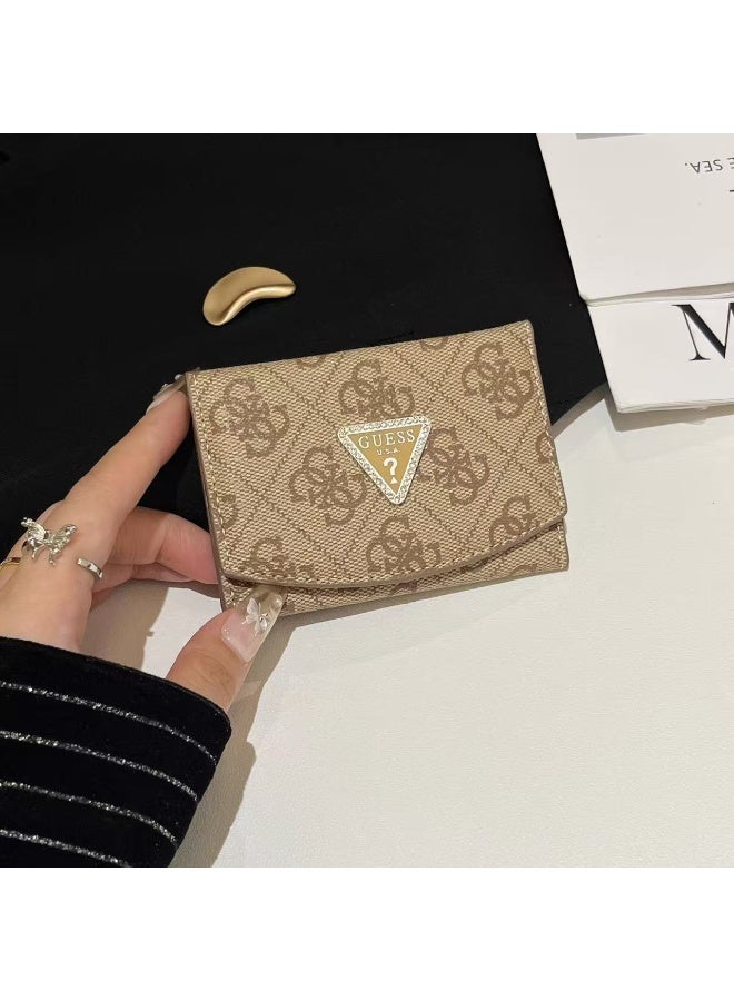 Guest Exquisite high-end accordion card holder, ultra-thin, anti-demagnetization, multiple card slots, business card holder, portable ID organizer, suitable for both men and women - Image 1