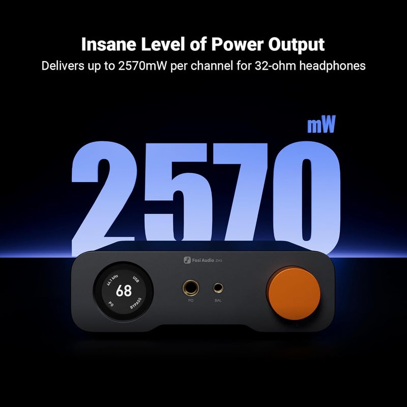 Fosi Audio ZH3 مضخم أولي هاي فاي متوازن بالكامل، مضخم سماعات DAC مع AKM4493SEQ XMOS XU316 PCM 768kHz لمضخم الصوت، مدخل USB/بصري/محوري/RCA/مشغل 12V، خرج XLR/RCA/4.4mm/6.35mm - Image 4