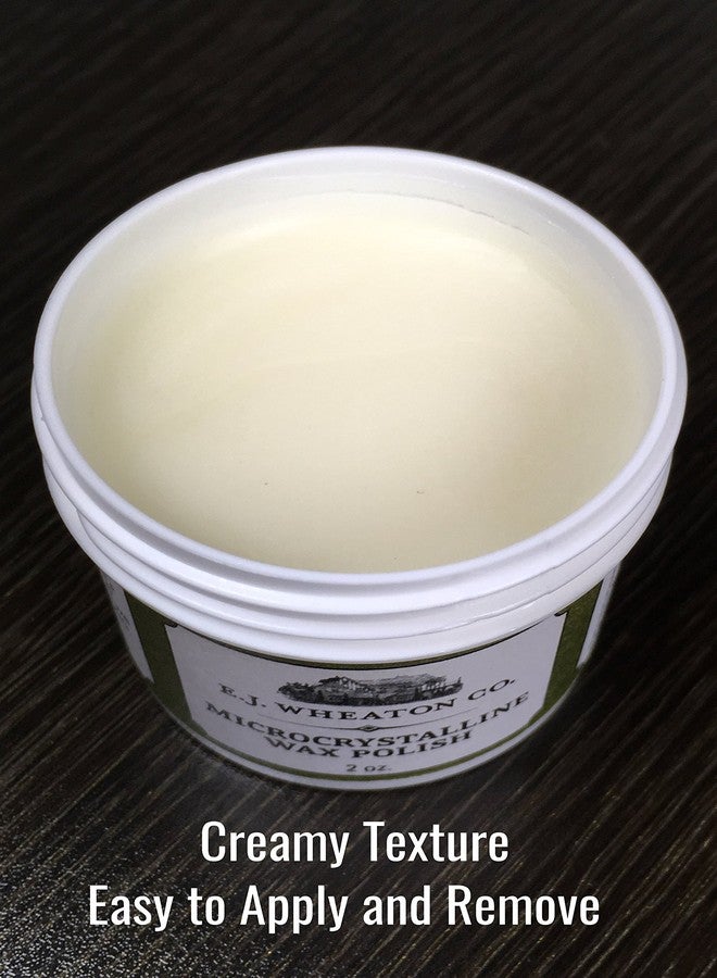 E.J. WHEATON CO. E.J. Wheaton - Microcrystalline Wax Polish, Preserves and Protects Metal, Leather and Wood Surfaces, Made in USA (8 oz.) - Image 5
