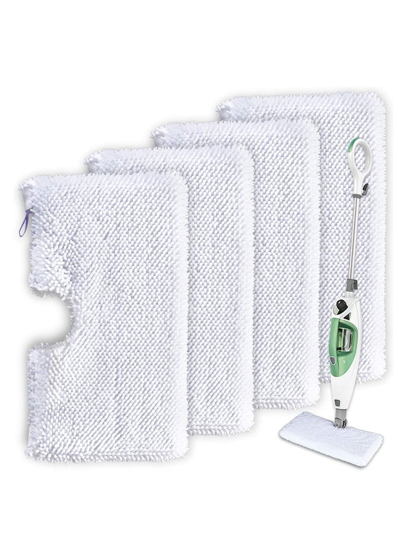 SYOSI - 4 Pcs Steam Mop Replacement Pads for Shark Steam Pocket Mop Professional Fit Series S3500 S2901 S2902 S3455K S3501 S3550 S3601 S3801 S3901 S4601 S4701 SE450, Microfiber Cloth Head Covers - Image 1