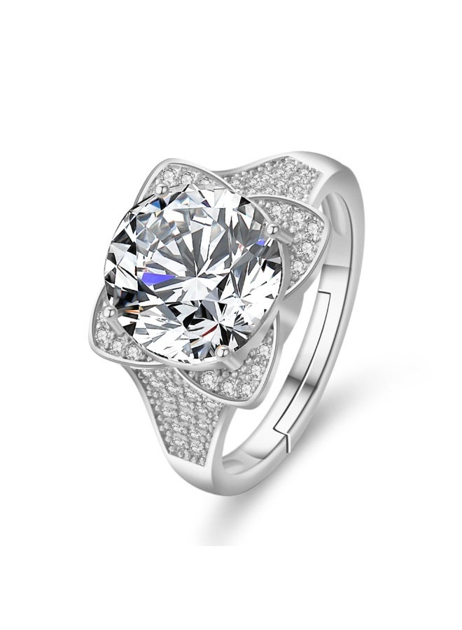 KUYING Fashion Niche High-End Personalized Adjustable Ring  - Image 2